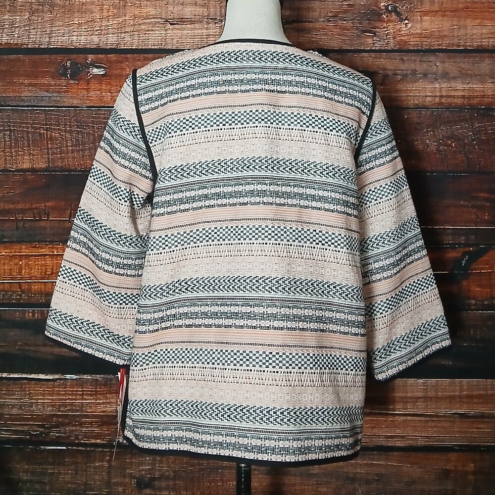 NWT Ruby Rd Jacket PM Medium Petite Open Front Wo… - image 4